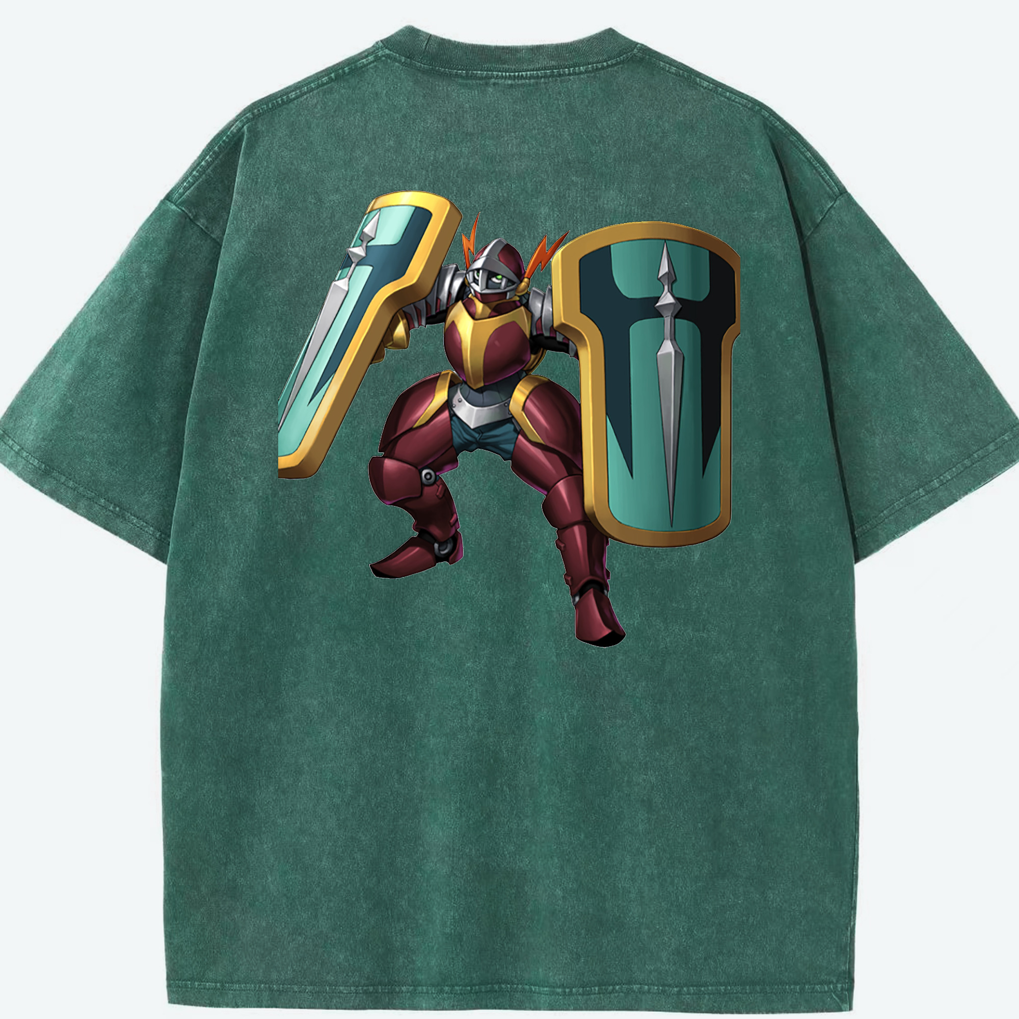 （画像用） 遊☆戯☆王 Yu-Gi-Oh! 綿100% ヴィンテージ風 半袖Tシャツ（背面プリント）